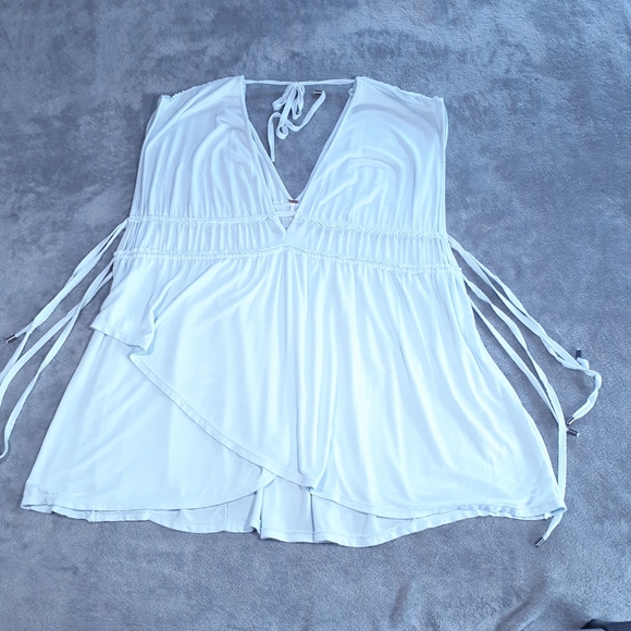 Free People Tops - Free People Pale Blue Blouse Size Small